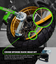 Load image into Gallery viewer, Duck Head Kit for Cross-Spoked Wheels for Street Bike Tyre Changer