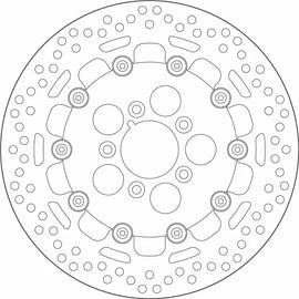 Harley Davidson Front Floating Brake Disc (#6139) 292mm OD, 56.3mm ID