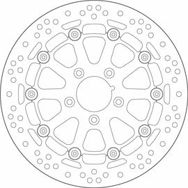 Harley Davidson Front Floating Brake Disc (#6143)