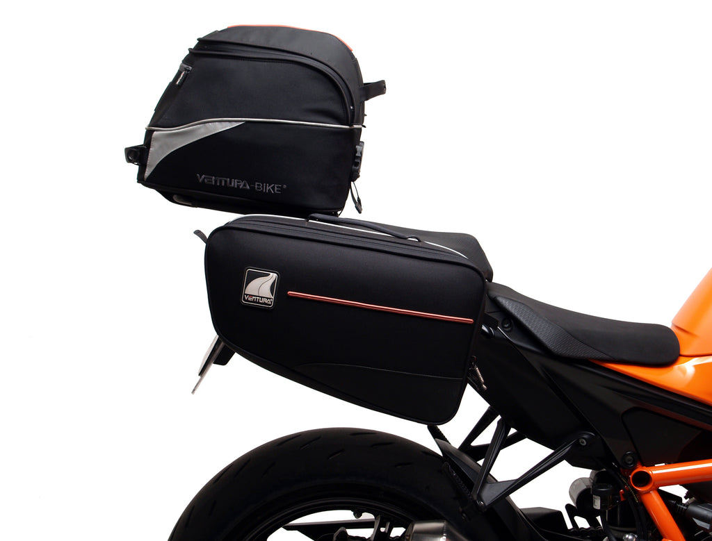 Bonneville Panniers and EVO-22 Pack