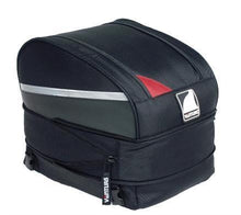 Load image into Gallery viewer, The VENTURA Imola Seat-Bag is expandable to meet your needs, and ideal for stowing your motorbikes accessories or riding gear during everyday riding