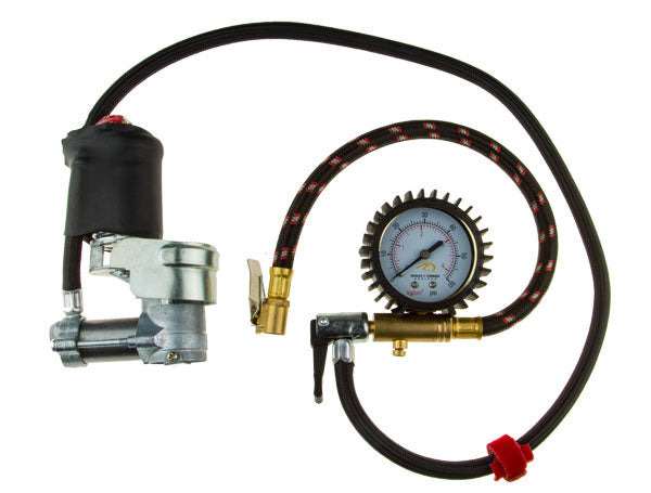 Shown attached to the Pocket Pump and used as an inline gauge.